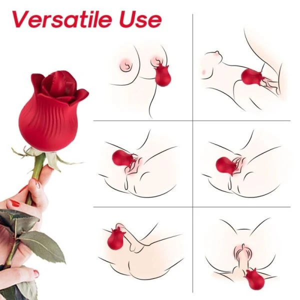 Armony Rosa Vibrator & Stimulator met Clitoriszuigfunctie Armony Rosa Vibrator & Stimulator met Clitoriszuigfunctie