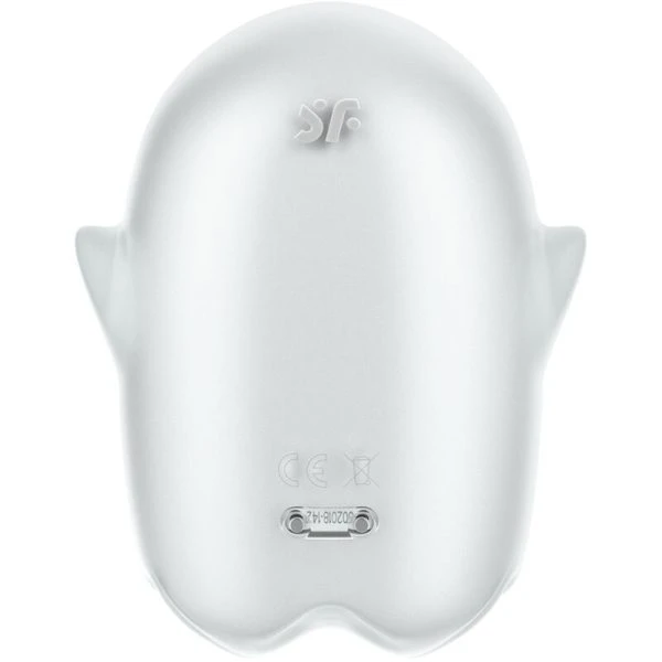 Satisfyer Glowing Ghost Air Pulse Vibrator met gloei-effect wit