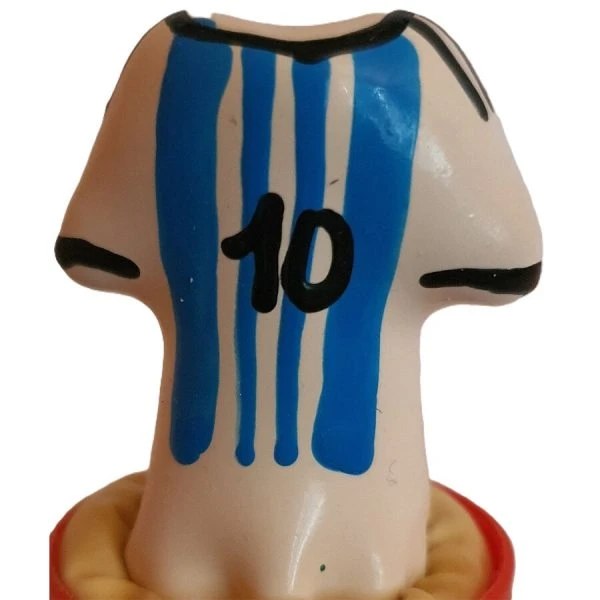 Condomerie nieuwheidscondoom handbeschilderd Messi-shirt nr. 10