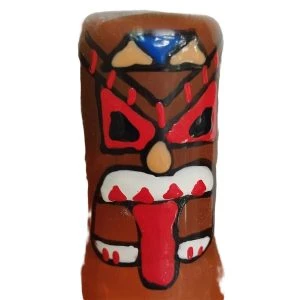 Condomerie Neuheitskondome handbemalt Tiki Totem-01