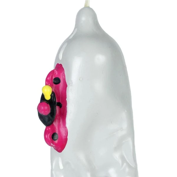 Condomerie Nieuwheidscondoom Motorrad XL handbeschilderd van natuurlatex