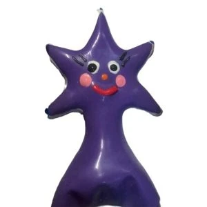 Condomerie Nieuwigheidscondooms handbeschilderd Happy Star XL