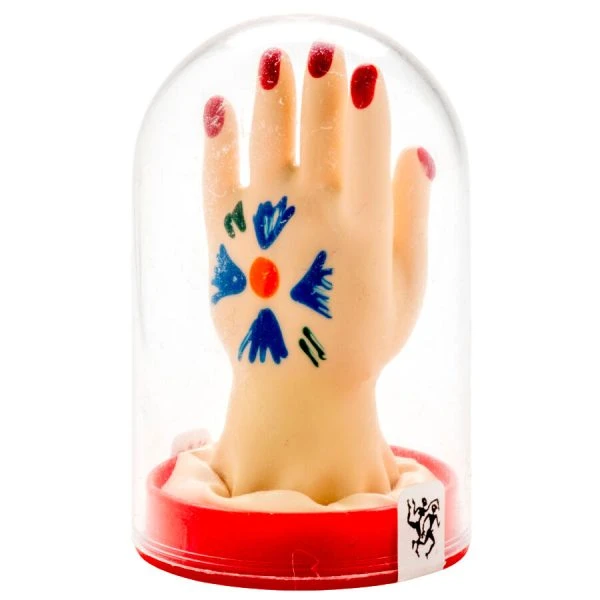 Condomerie handbeschilderde nieuwheidscondooms als decoratief seksspeeltje