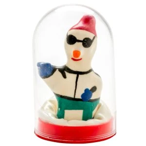 Condomerie Handbemalte Neuheitskondome Snowboarder XL Unikat