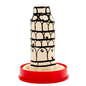 Condomerie Handbeschilderd Nieuwigheidscondoom Pisa-toren Condomerie Handbeschilderd Nieuwigheidscondoom Pisa-toren - Afbeelding 2