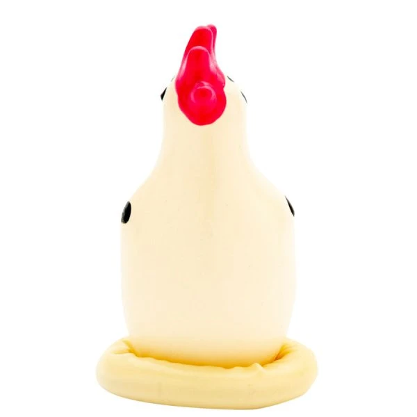 Condomerie Handbemalte Neuheitskondome Cocky Rooster als decoratief erotisch speelgoed