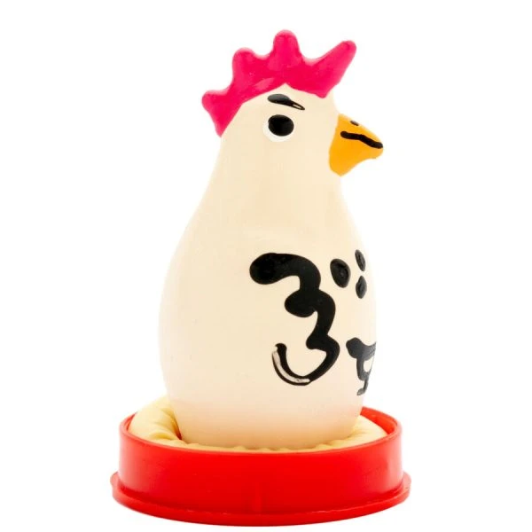 Condomerie Handbemalte Neuheitskondome Cocky Rooster als decoratief erotisch speelgoed