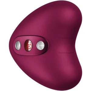 Fun Factory Libera Clitoral Vibrator with Air Pulse Technology Wine Red