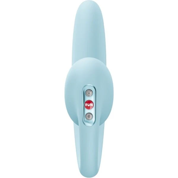 Fun Factory STRONIC PULSE CRESCENDO Opvangvibrator met dubbele stimulatie ijsblauw