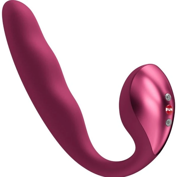 Fun Factory Stronic Pulse Allegro dubbele luchtpulsvibrator wijnrood