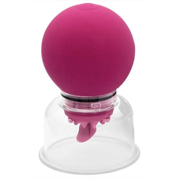 She.E.O tepel- en clitorispomp met vibratie en rotatie