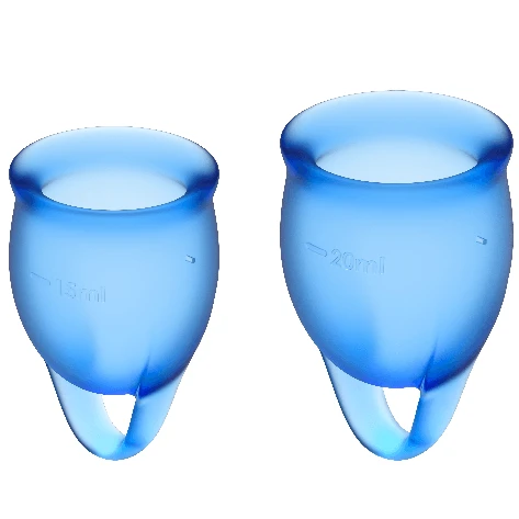 Satisfyer Menstruatiecups Set met 2 Cups, medisch siliconen