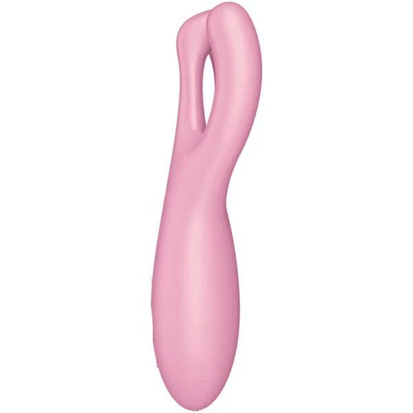 Satisfyer Threesome 4 Vibrator met app-bediening en drie motoren Satisfyer Threesome 4 Vibrator met app-bediening en drie motoren