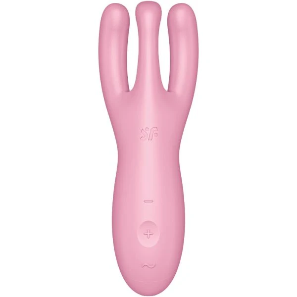 Satisfyer Threesome 4 Vibrator met app-bediening en drie motoren Satisfyer Threesome 4 Vibrator met app-bediening en drie motoren