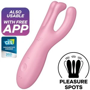 Satisfyer Threesome 4 Vibrator with App Control and Three Motors