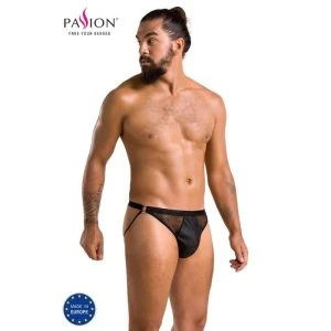 Passion Slip Open Luke Schwarz aus Polyurethan und Polyester