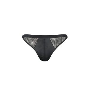 Passion Slip Open Luke Zwart van polyurethaan en polyester Passion Slip Open Luke Zwart van polyurethaan en polyester - Afbeelding 5
