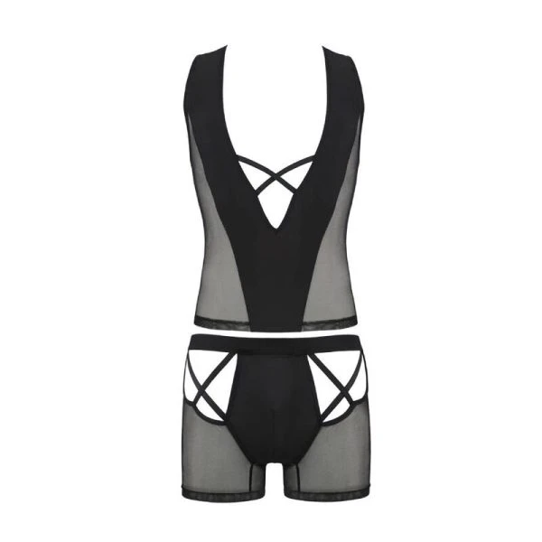 Passion Herenlingerie Set Oscar in Zwart