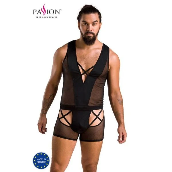 Passion Herenlingerie Set Oscar in Zwart