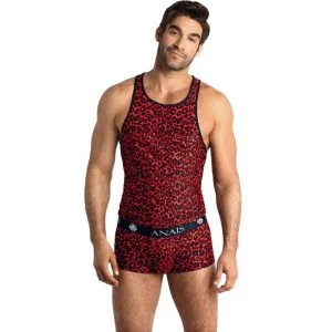 Anais Luxury Lingerie Tribal Top voor mannen in zachte microvezel met animalprint