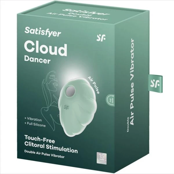 Satisfyer Cloud Dancer Pressure Wave Vibrator with Air Pulse Technology Satisfyer Cloud Dancer Pressure Wave Vibrator with Air Pulse Technology