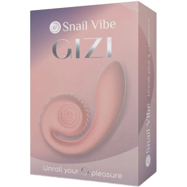 Snail Vibe Gizi Dual Stimulator Vibrator with Clitoral Stimulator