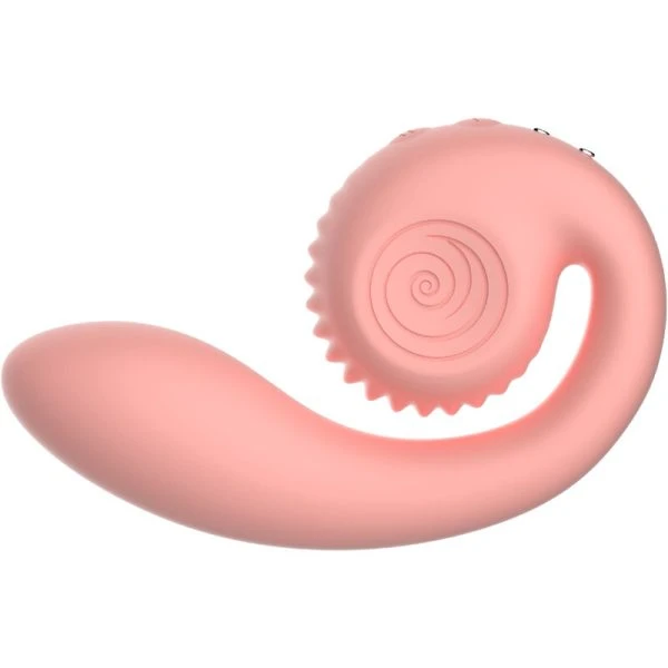 Snail Vibe Gizi Dual Stimulator Vibrator with Clitoral Stimulator