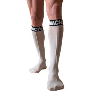 Macho Underwear halfdoorzichtige fetisj-sokken unisize Macho Underwear halfdoorzichtige fetisj-sokken unisize - Afbeelding 1