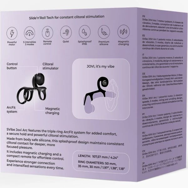 Snail Vibe Jovi ARC Couple Ring met afstandsbediening