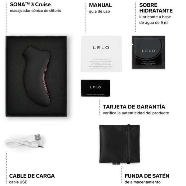 Lelo Sona 3 Cruise Sonic Klitorisstimulator mit Cruise Control