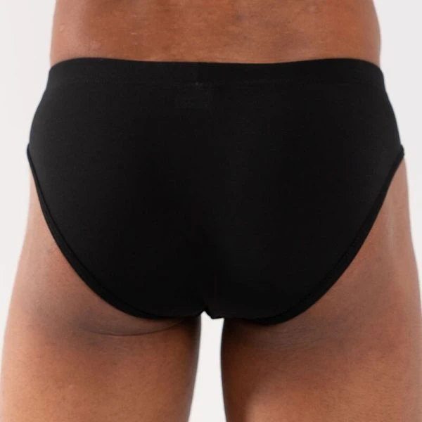 Burn Black Slip met transparante details voor mannen