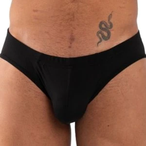 Burn Black Slip with Transparent Details for Men