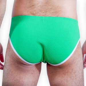 Burn Slip Green Slip met transparante details Burn Slip Green Slip met transparante details - Afbeelding 2
