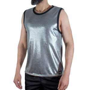 Macho Underwear T-Shirt met fijne glitter voor sportieve stijl Macho Underwear T-Shirt met fijne glitter voor sportieve stijl - Afbeelding 1