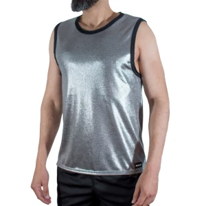 Macho Underwear T-Shirt mit feinem Glitzer für sportlichen Stil