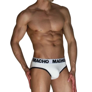 Macho Underwear Classic Men's Briefs with Push-up Cup