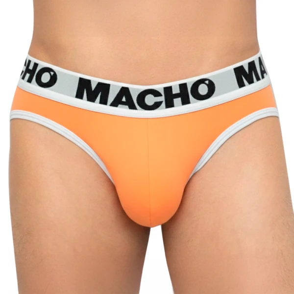 Macho Underwear Herren-Slip mit Push-up-Cup Orange