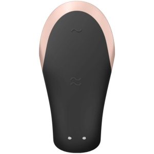 Satisfyer Paarvibrator Double Love Luxury met app-bediening en afstandsbediening Zwart Satisfyer Paarvibrator Double Love Luxury met app-bediening en afstandsbediening Zwart - Afbeelding 3