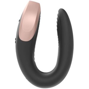 Satisfyer Paarvibrator Double Love Luxury met app-bediening en afstandsbediening Zwart Satisfyer Paarvibrator Double Love Luxury met app-bediening en afstandsbediening Zwart - Afbeelding 2