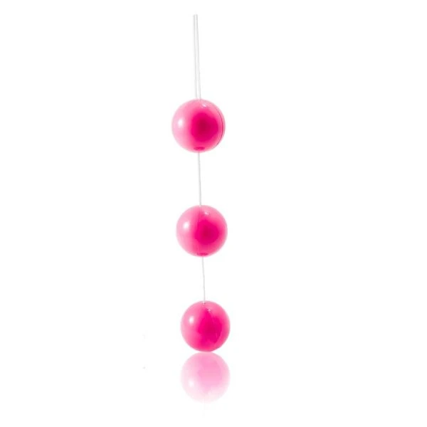 Baile Analkogel-set met 3 kogels, 34 mm, roze Baile Analkogel-set met 3 kogels, 34 mm, roze