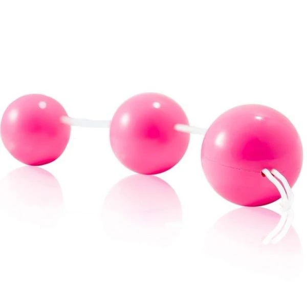 Baile Analkogel-set met 3 kogels, 34 mm, roze Baile Analkogel-set met 3 kogels, 34 mm, roze