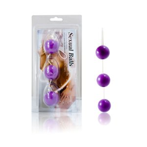 Baile Analkogel-set met 3 kogels, paars Baile Analkogel-set met 3 kogels, paars - Afbeelding 1