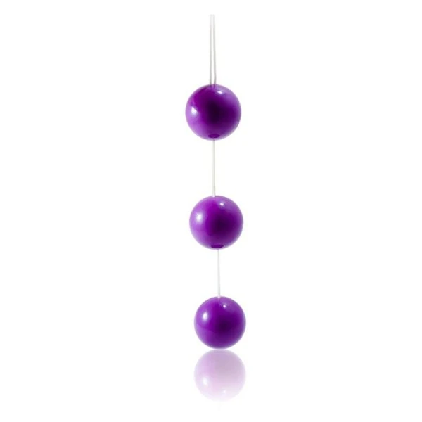Baile Analkogel-set met 3 kogels, paars