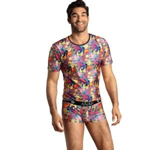 Anais Luxury Lingerie Comics T-Shirt voor mannen