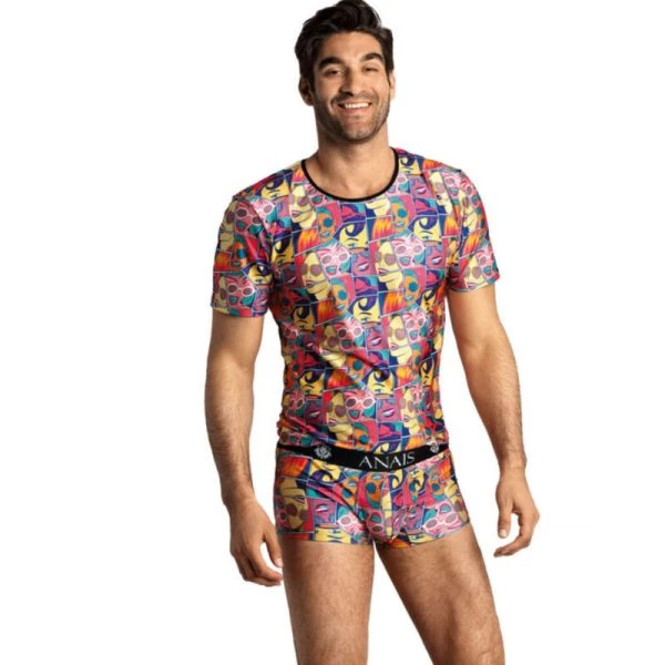 Anais Luxury Lingerie Comics T-Shirt voor mannen