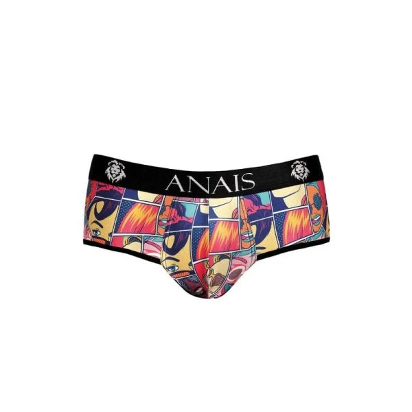 Anais Luxury Lingerie Comics Jock Bikini Slip met open bilpartij Anais Luxury Lingerie Comics Jock Bikini Slip met open bilpartij
