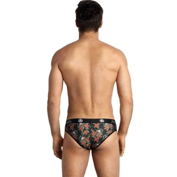 Anais Luxury Lingerie Power Slip Herrenslip met rozen-doodskop print