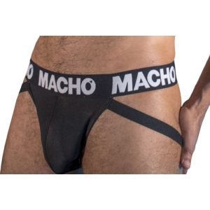 Macho Underwear Jockstrap MX25NN Jock in het zwart Macho Underwear Jockstrap MX25NN Jock in het zwart - Afbeelding 2