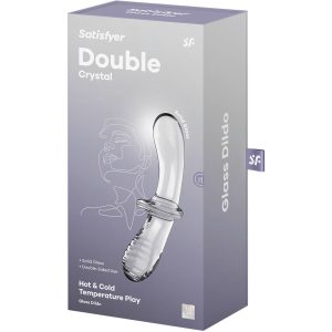 Satisfyer Dubbele Kristal Dildo van borosilicaatglas met twee texturen Satisfyer Dubbele Kristal Dildo van borosilicaatglas met twee texturen - Afbeelding 5