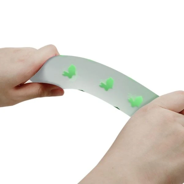 Pretty Love Magische nacht-dildo van siliconen zonder vibratie lichtgevend groen
